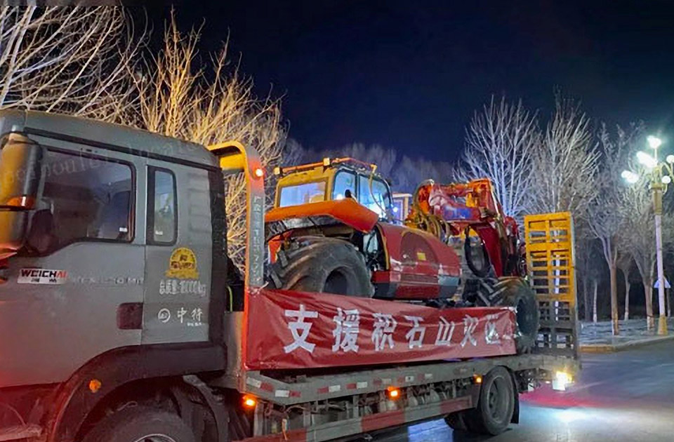 pp电子积极为甘肃临夏州积石山县级地震做好抗震救援提供设备支持