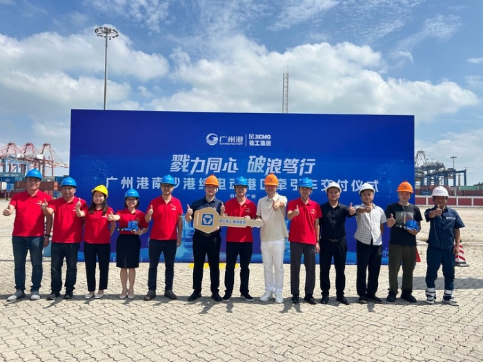 全力以赴！pp电子纯电动港口牵引车绿动广州南沙港