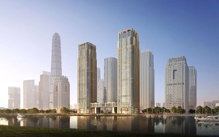 拔地而起！pp电子塔机助建中国人寿南方金融中心